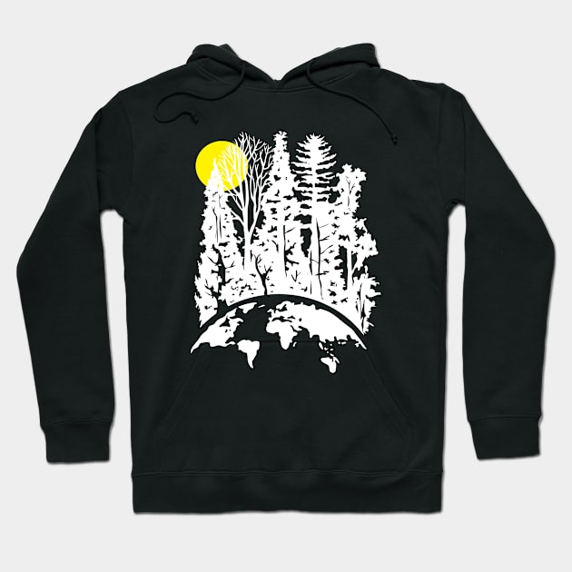 The World Needs Leaves Hoodie by AVEandLIA